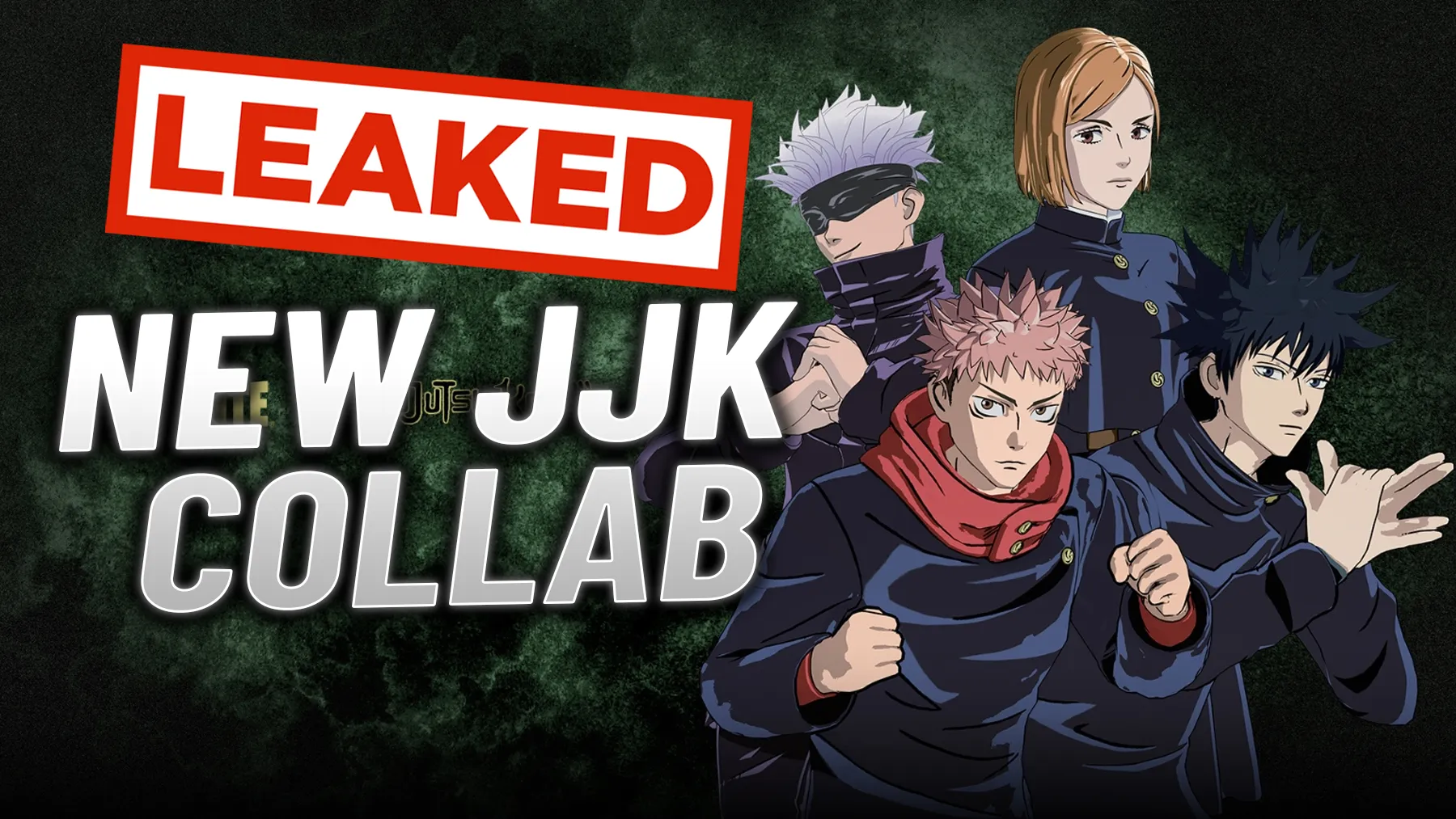 Fortnite X Jujutsu Kaisen Collab Part Leak Jjk Cup