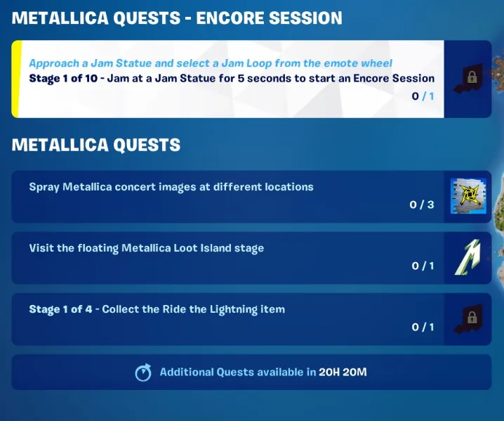 How to Complete Every Metallica Quest in Fortnite Chapter 5 Season 3