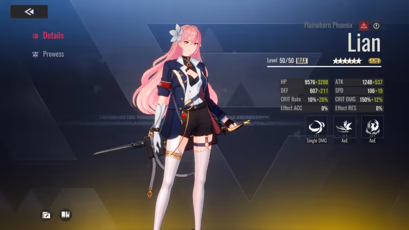 Etheria Restart: Lian Character Overview