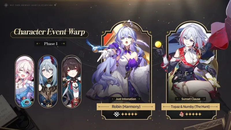 HSR Character Event Warp: Just Intonation and Sunset Clause Schedule & Content