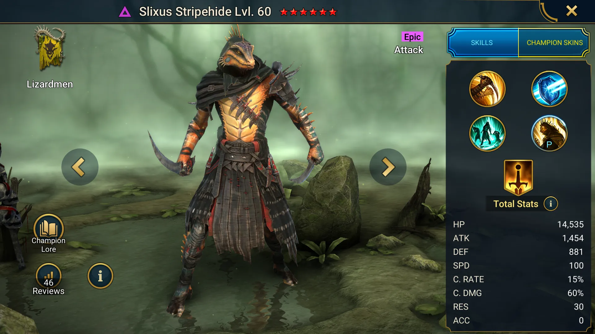RAID Shadow Legends: Slixus Stripehide Best Build Guide