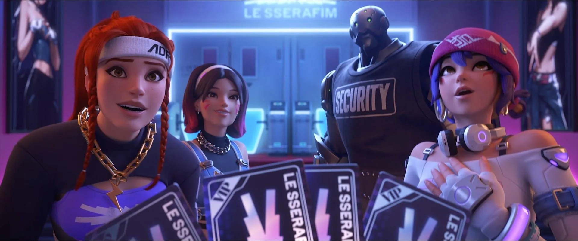 Overwatch 2's K-pop skins revealed in Le Sserafim's new music