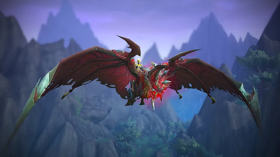 WoW Dragonflight How to Get Armored Bloodwing Mount - Prime Gaming