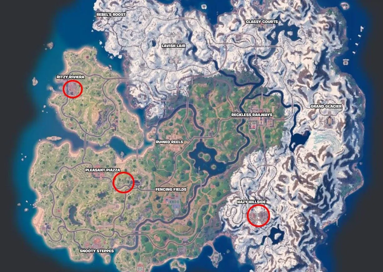 Fortnite Winterfest Ship It! Express Locations