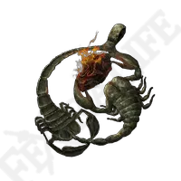 Fire Scorpion Charm
