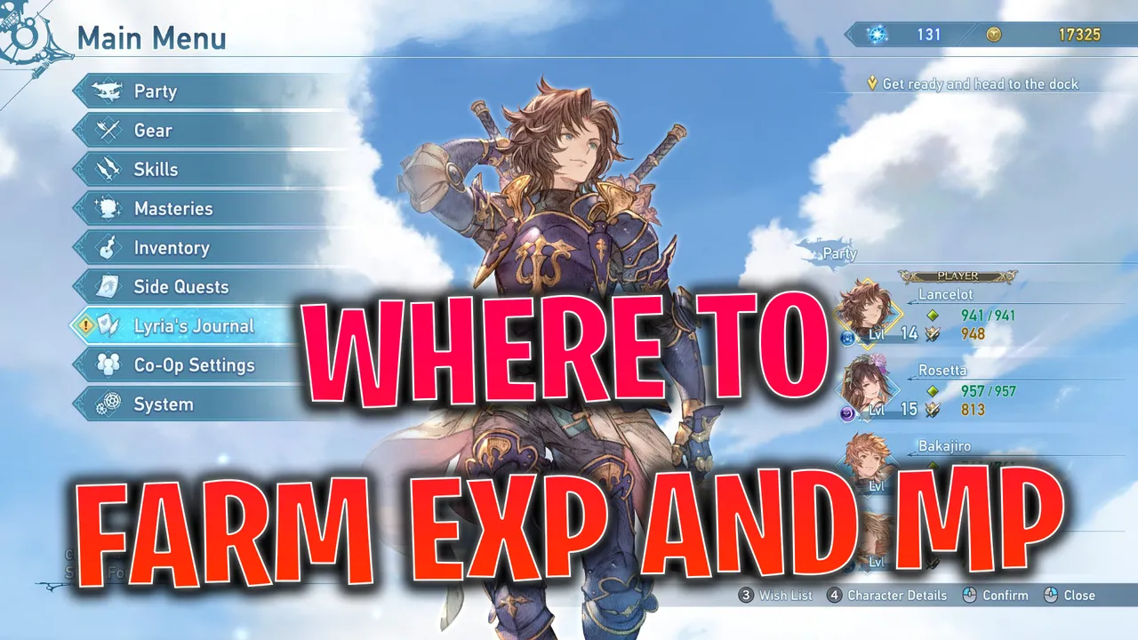 Granblue Fantasy Relink - Best Way to Farm EXP and MP