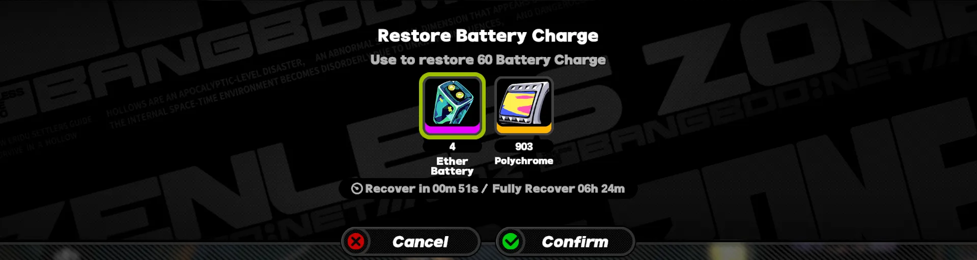 Zenless Zone Zero: How to Get Battery Charge