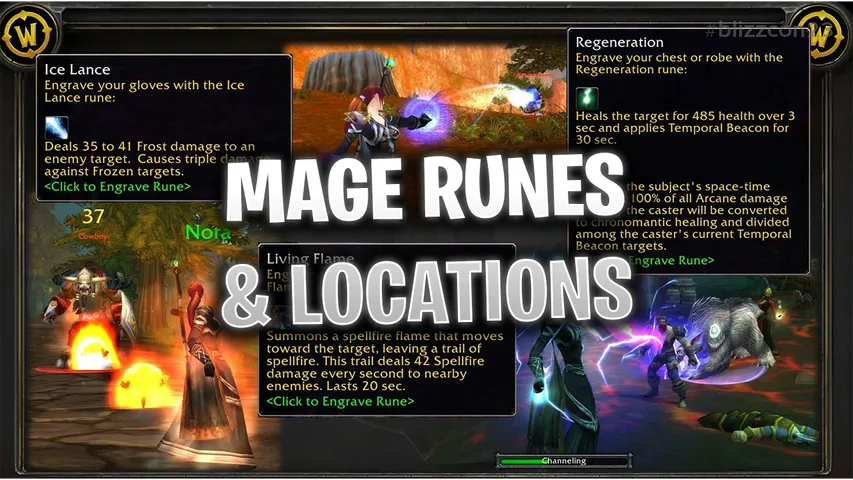 World of Warcraft SoD All Mage Runes & Locations So Far