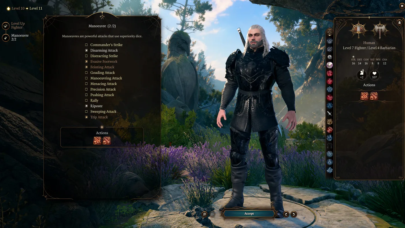 Geralt of Rivia BG3