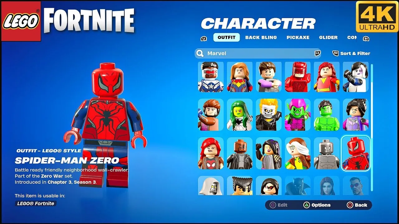 Lego Marvel Fortnite