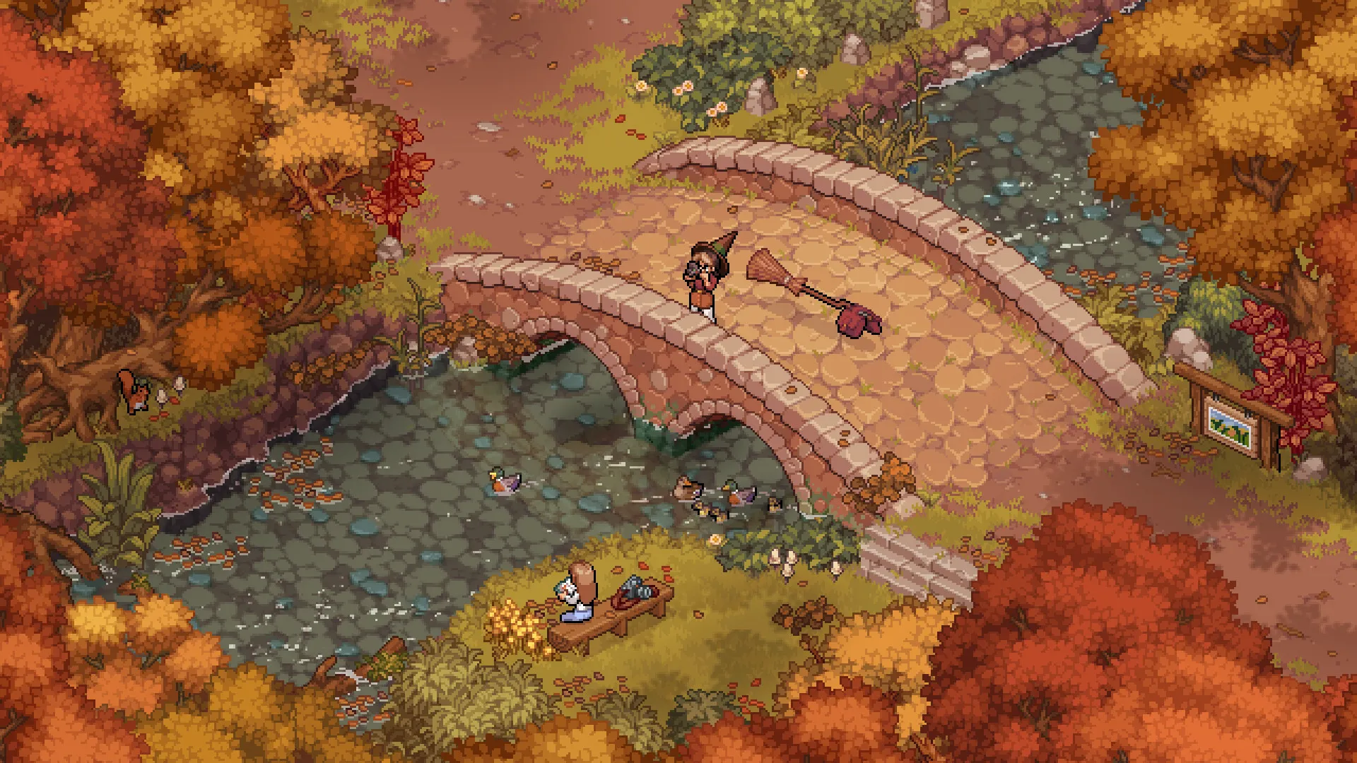 witchbrook game rpg simulator pixel art 