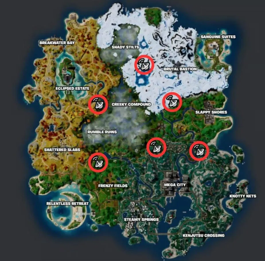 Fortnite forcast towers