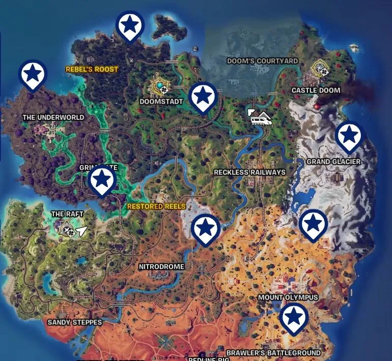 Every Dig Site Location in Fortnite