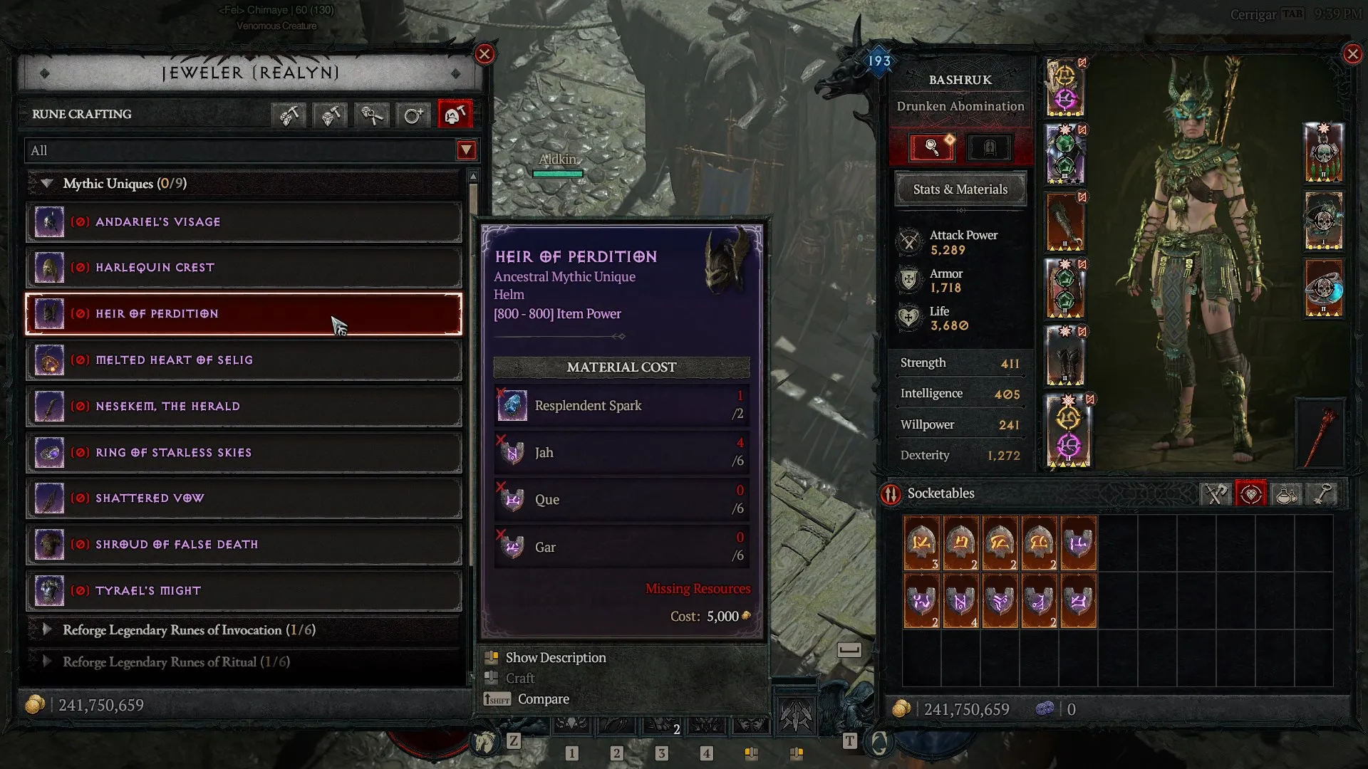 How to Craft Heil of Perdition Guide Diablo 4