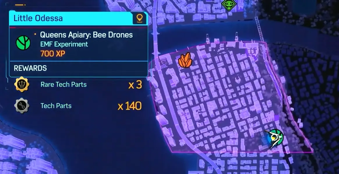 Queens Apiary Bee Drones EMF Expriment Location.png