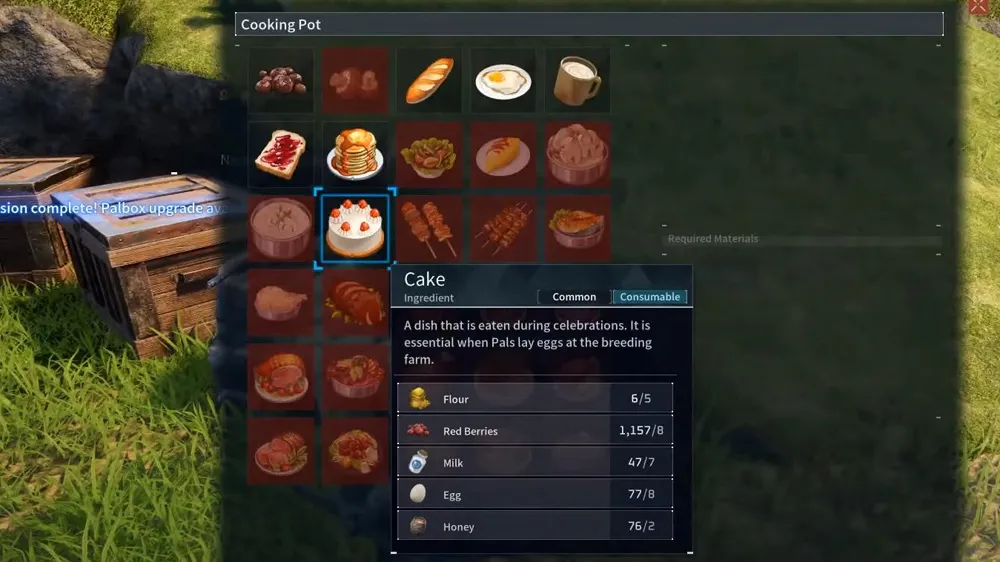 Palworld: How to Make Cake