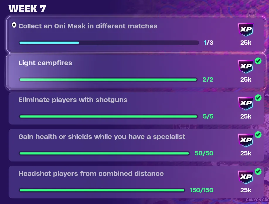 How to Complete Every 'Week 7' Quest in Fortnite Chapter 6 Season 1