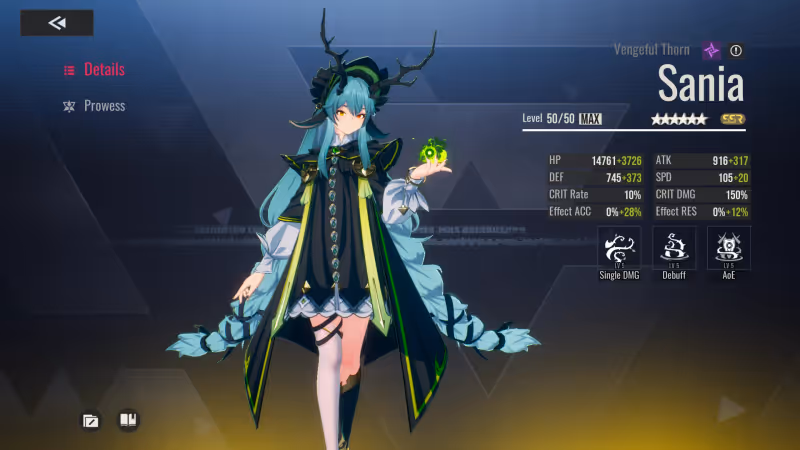 Etheria Restart: Sania Character Overview