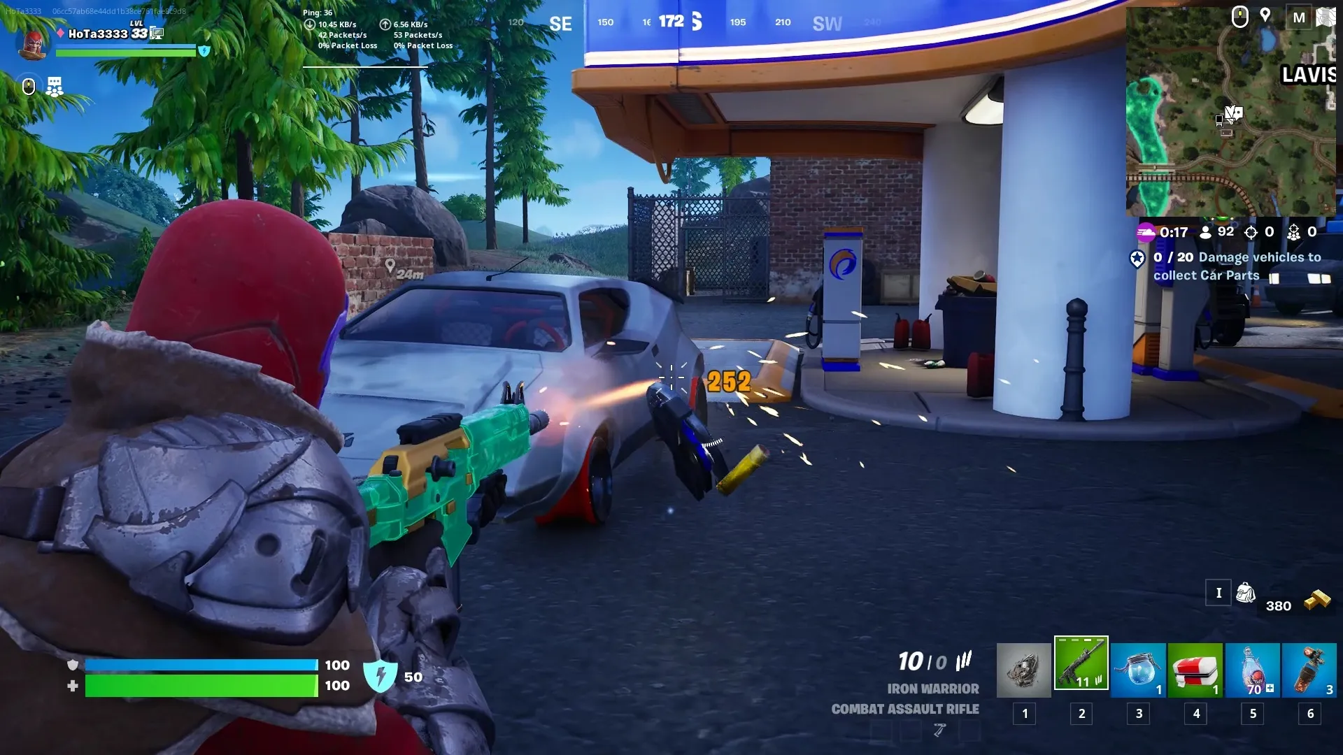 How to 'Damage Vehicles to Collect Car Parts' Fast in Fortnite
