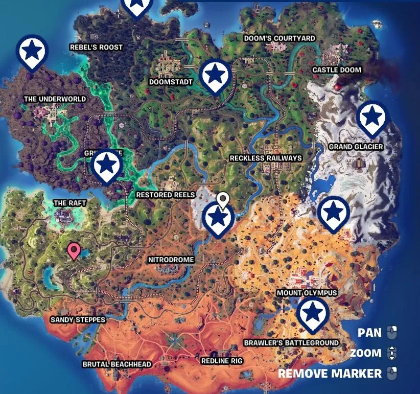 Every Dig Site Location in Fortnite