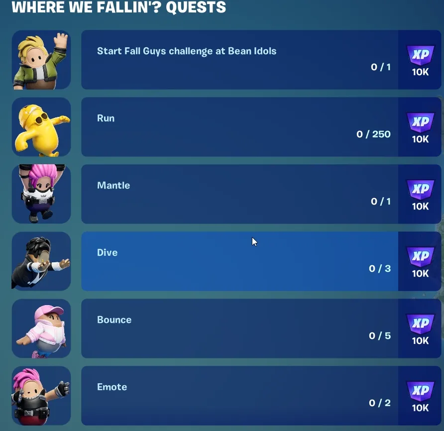 How to Complete Every 'Where We Fallin' Quest in Fortnite