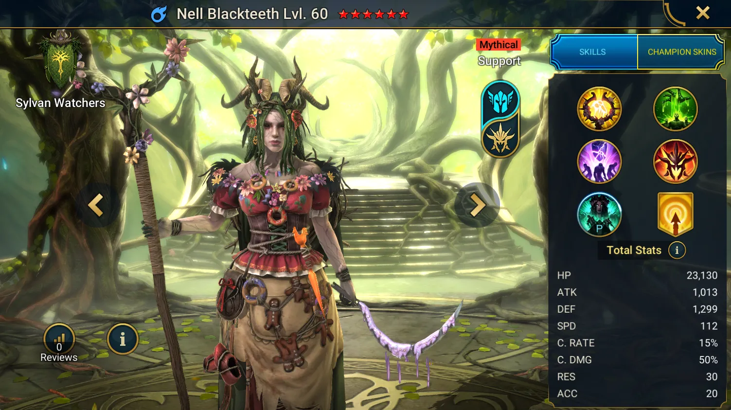 RAID Shadow Legends: Nell Blackteeth チャンピオンの紹介