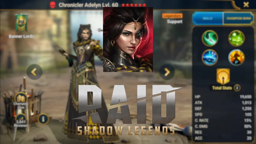 RAID Shadow Legends: Chronicler Adelyn Best Build Guide