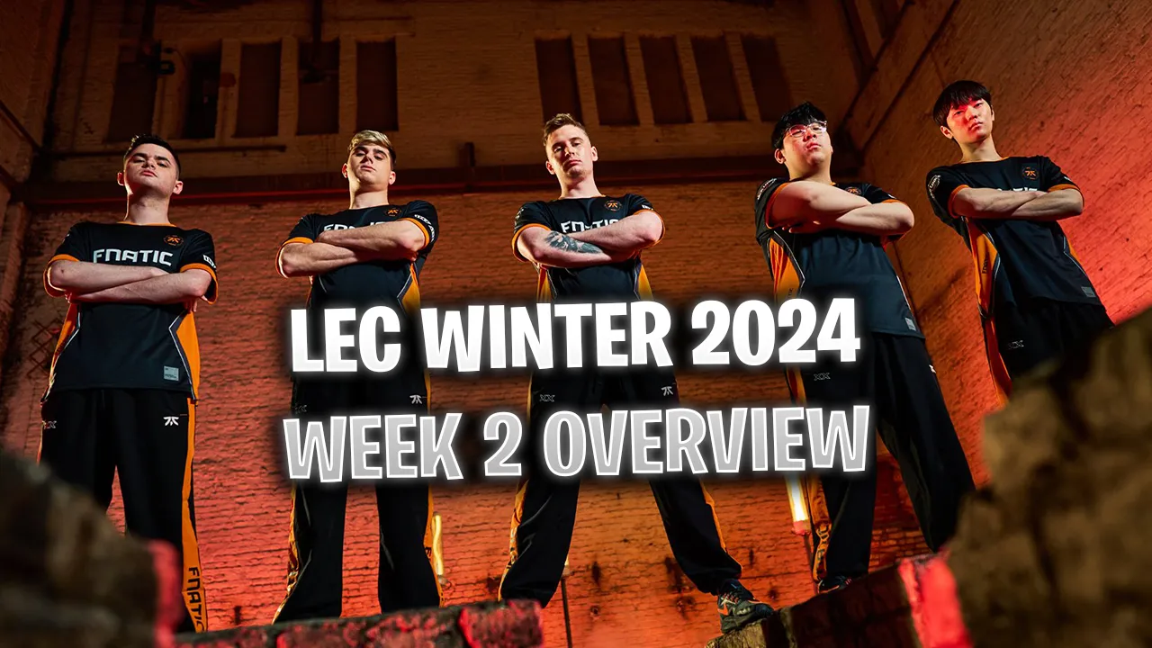 LEC Winter 2024 Week 2 Games, Results and Standings