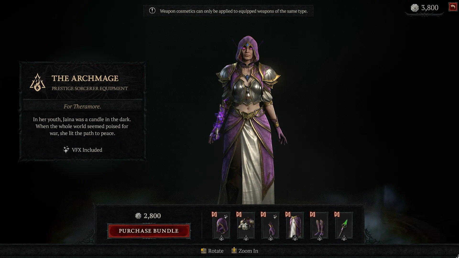 Diablo 4 The Archmage Skin