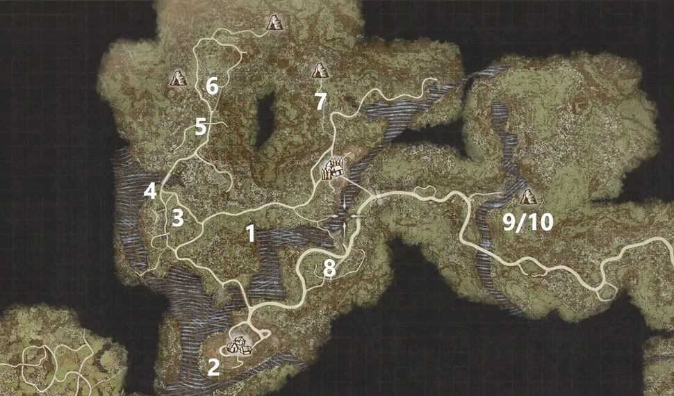 Seeker's Stones Location on Map