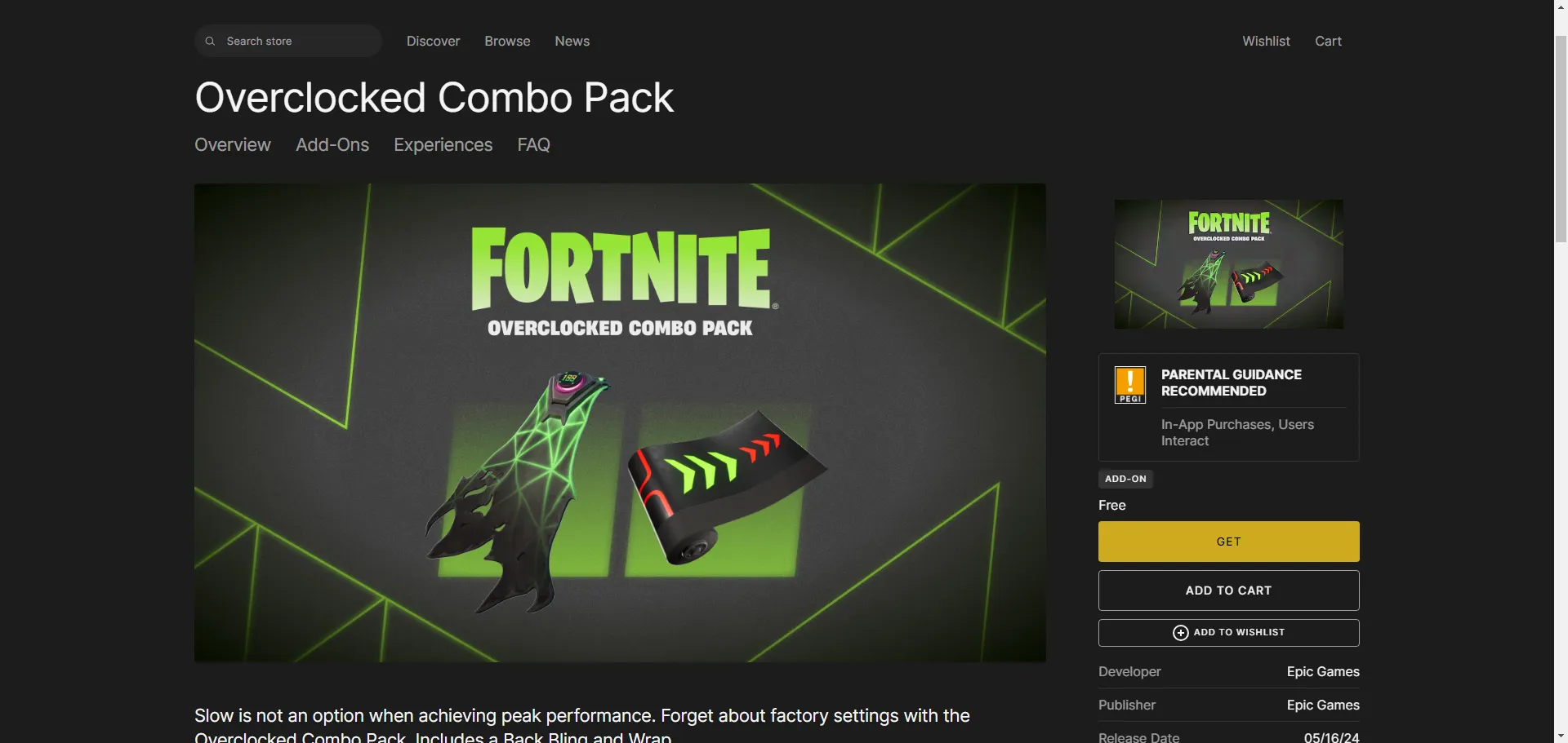 Fortnite: How to Get Free Overclocked Combo Pack