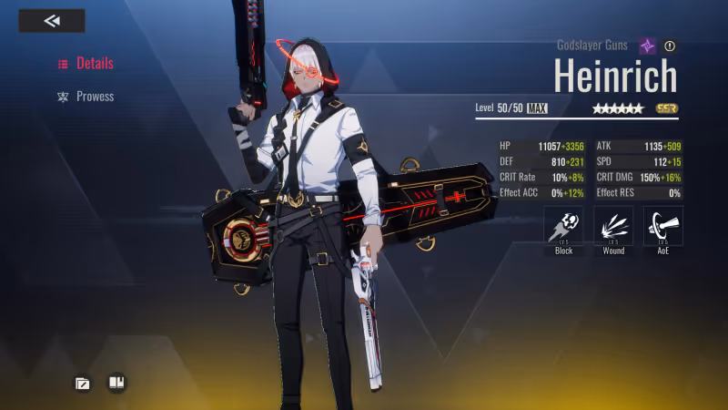 Etheria Restart: Heinrich Character Overview