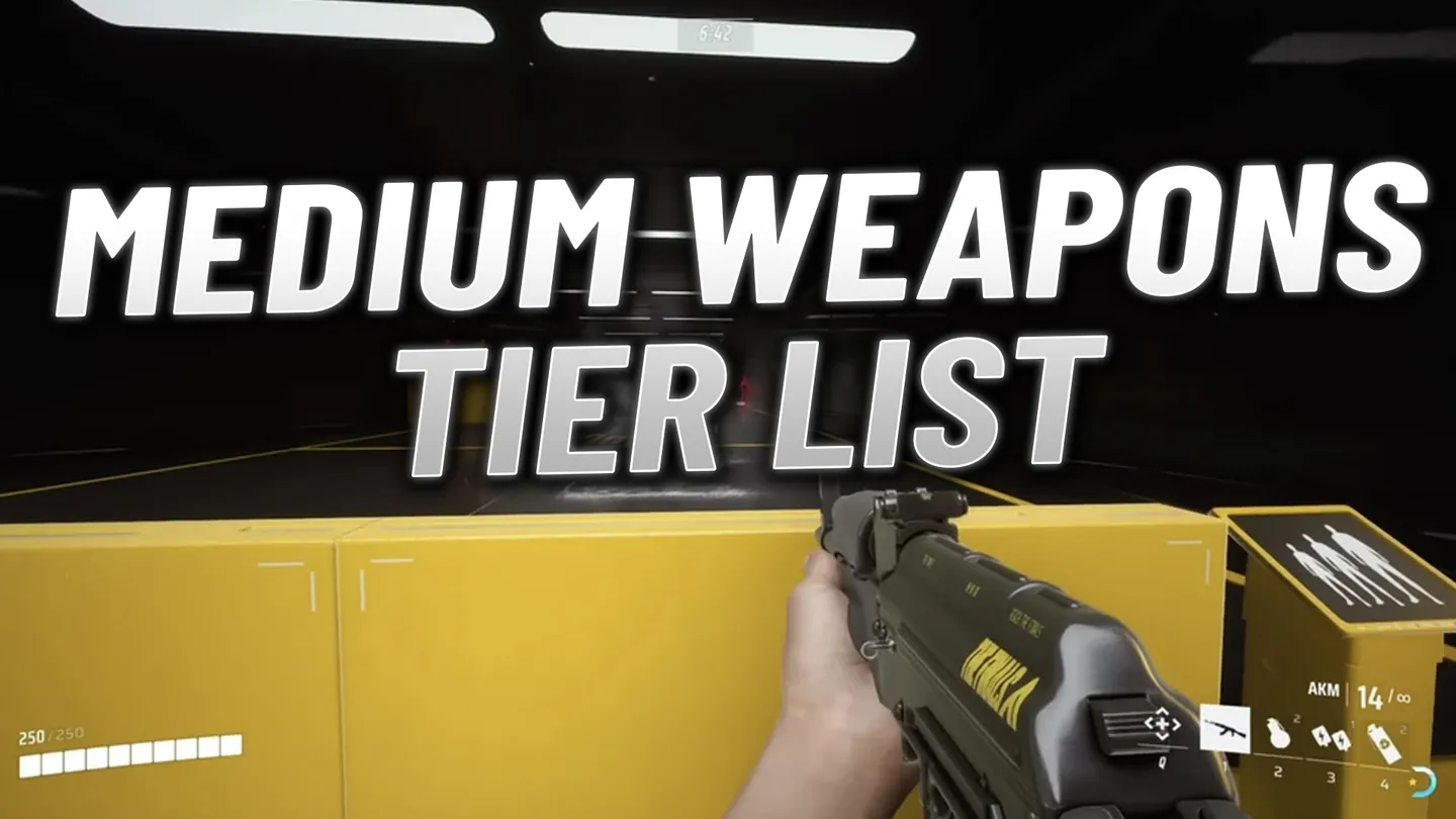 Weapon tier list