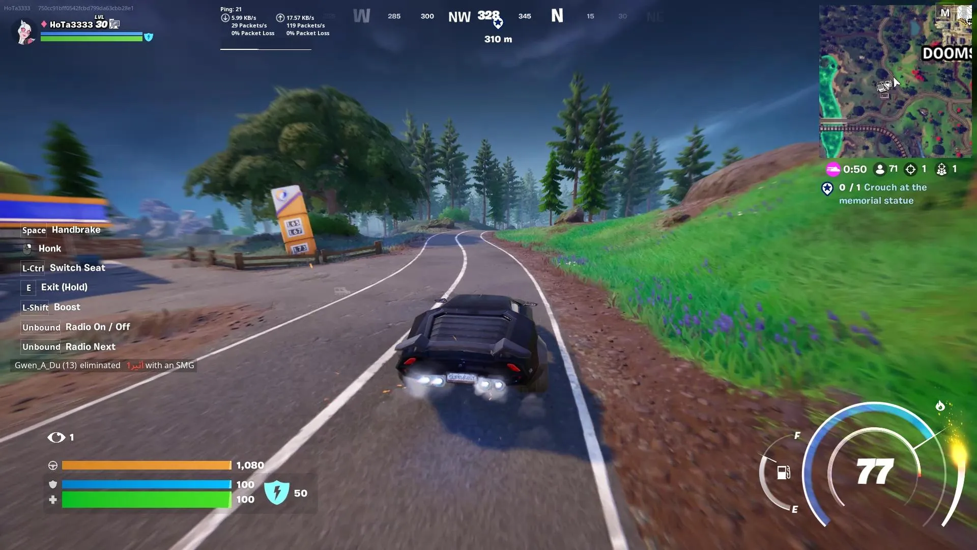 How to Travel Distance in a Vehicle While Boosting