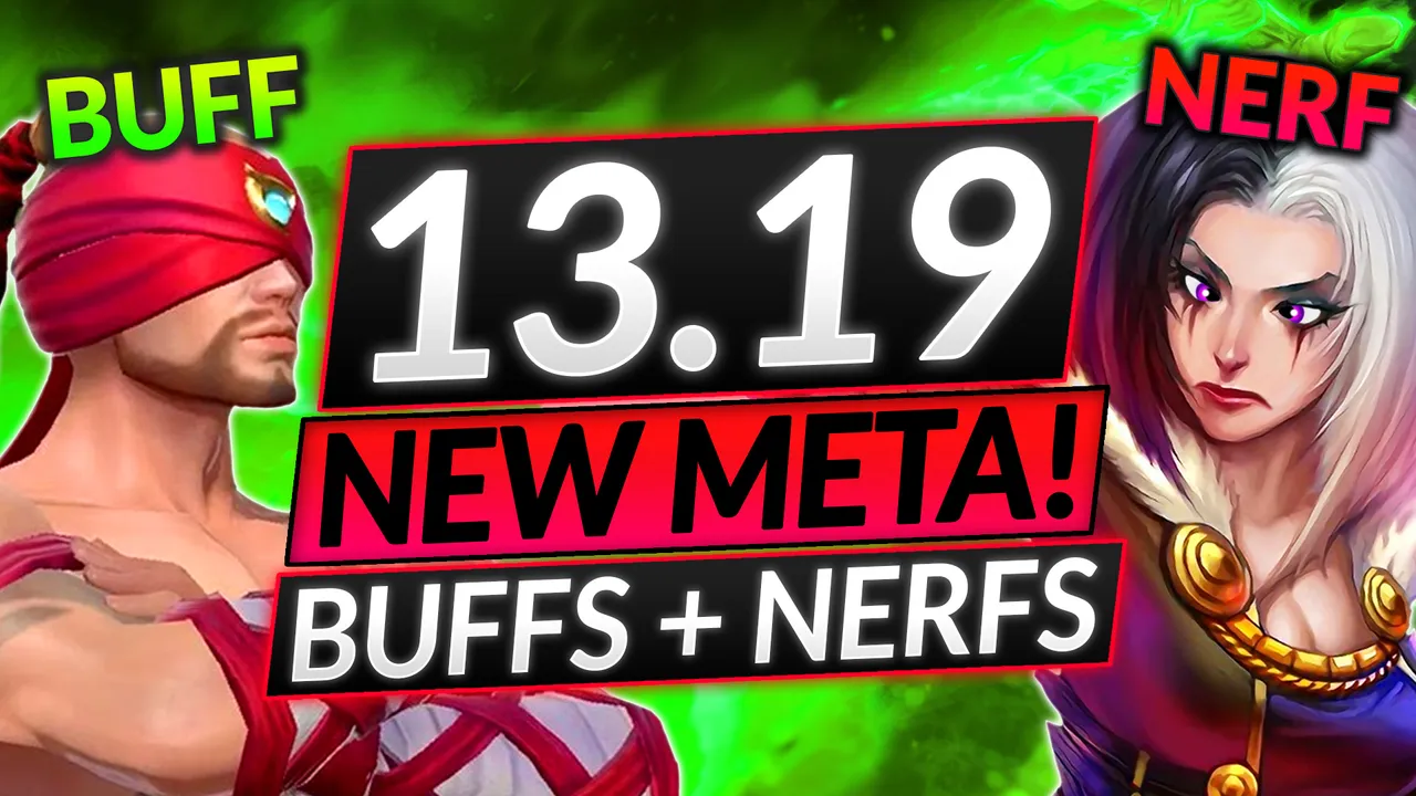 LoL Patch 13.19 Full Patch Notes (Champion Buffs & Nerfs)