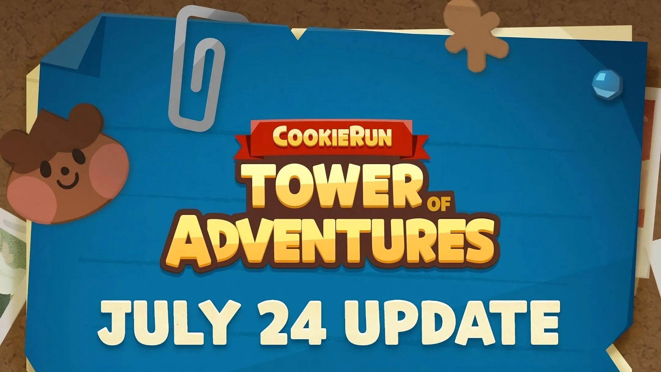 CookieRun 冒険の塔: 7 月 24 日のアップデート詳細