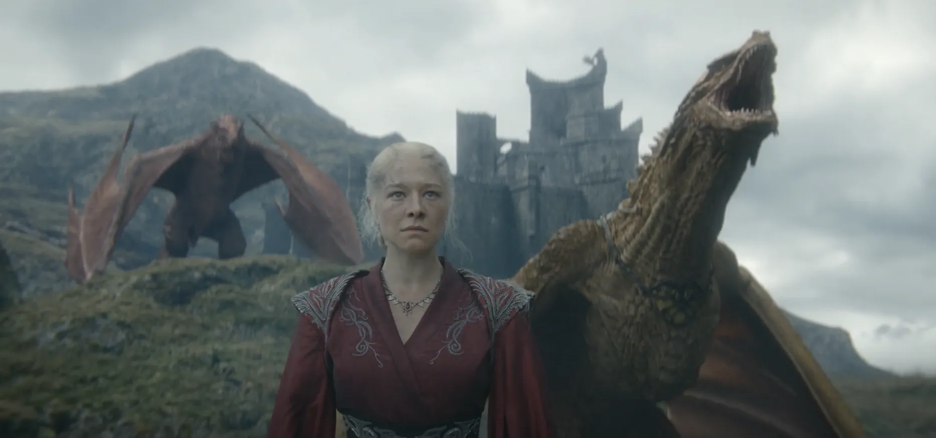 House Of the Dragon Season 2 Episode 7: Recap & Review Vermithor Hugh Hammer Rhaenyra Three Dragon Dragon Stone Cyraxes