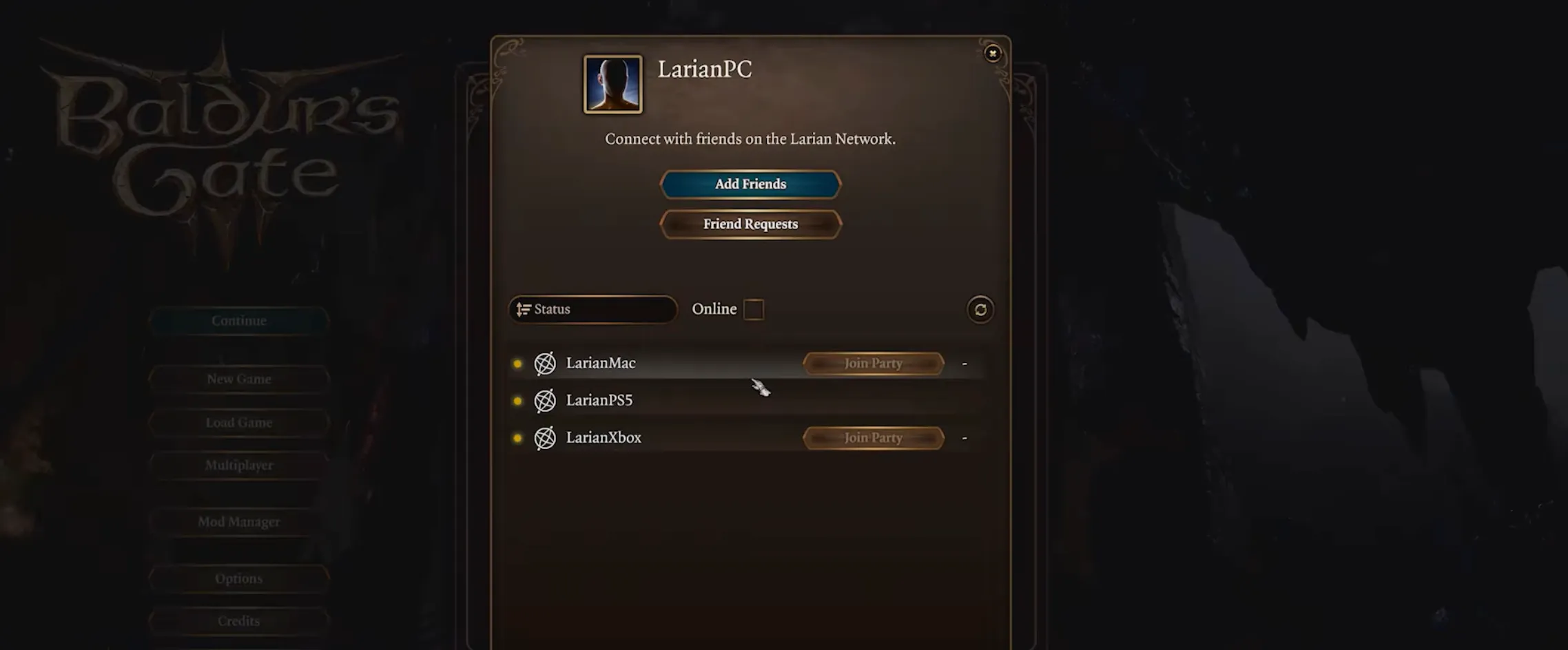 BG3 Crossplay BG3 Crossplay