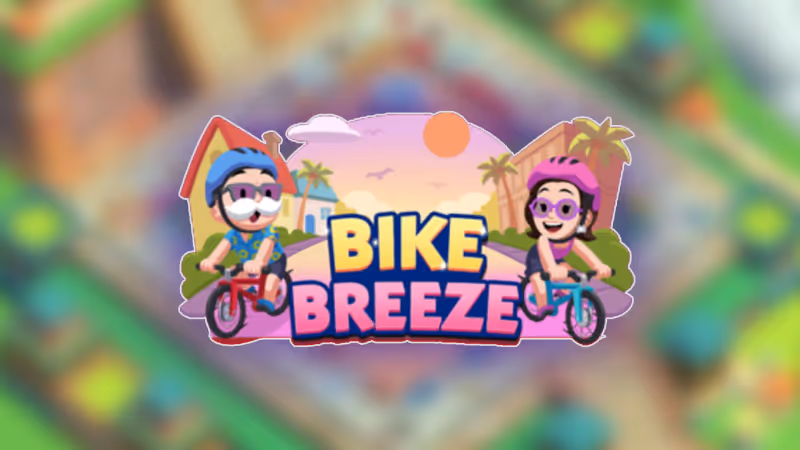 Monopoly GO: All Bike Breeze Rewards and Milestones (July 08-10)