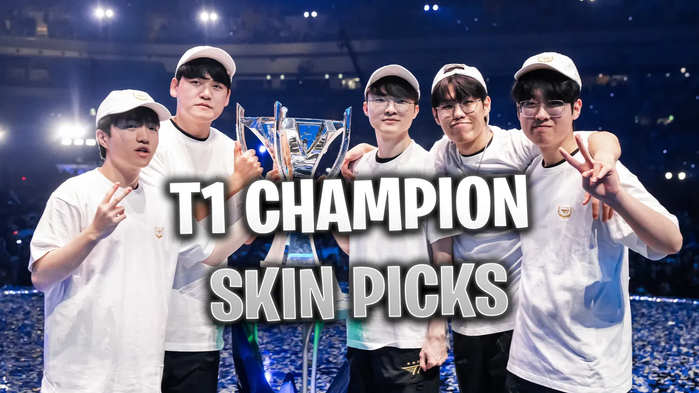 LoL Worlds 2023 Winners T1 Pick Skins for Their Champions
