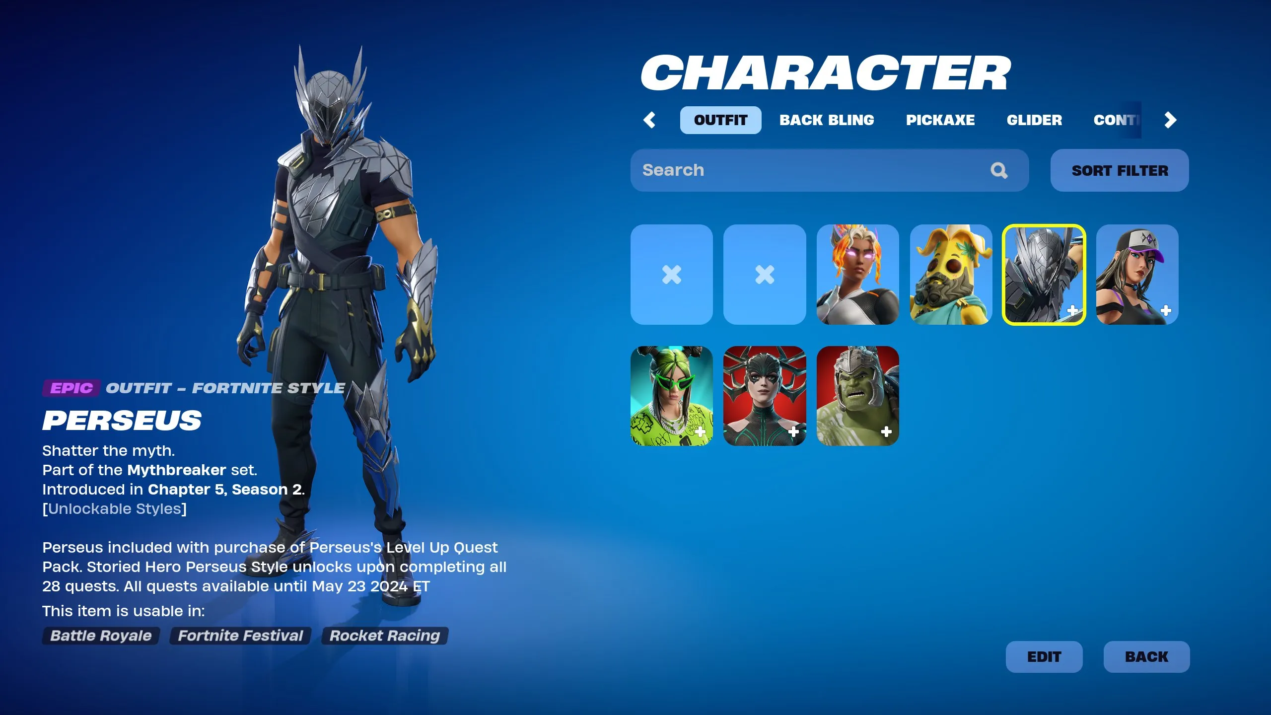 Perseus Fortnite Skin