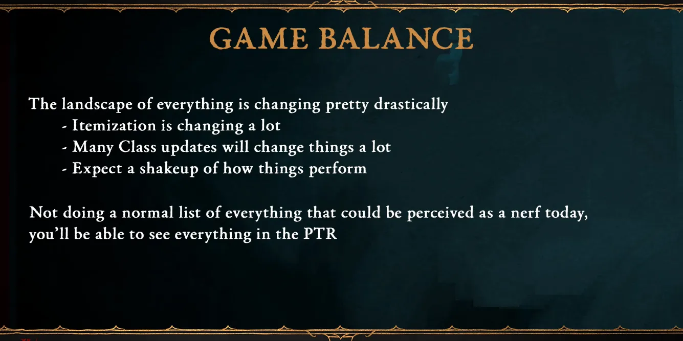 Diablo 4 Game Balance Changes