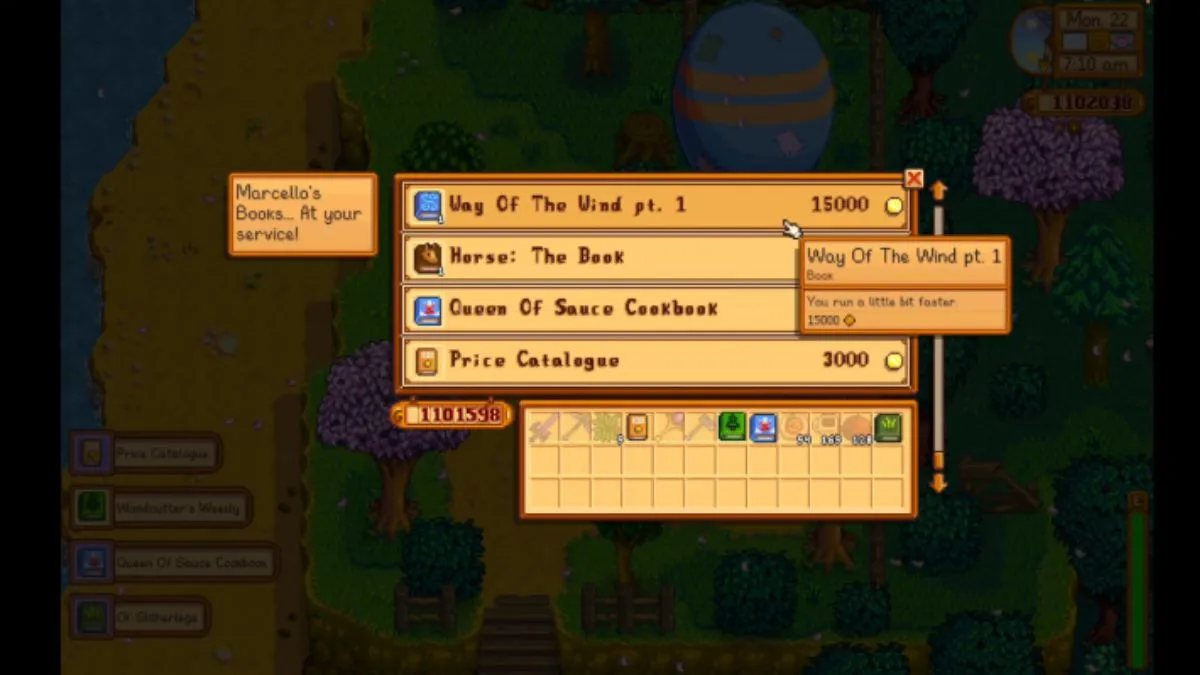 The Bookseller's Inventory in Stardew Valley.jpeg