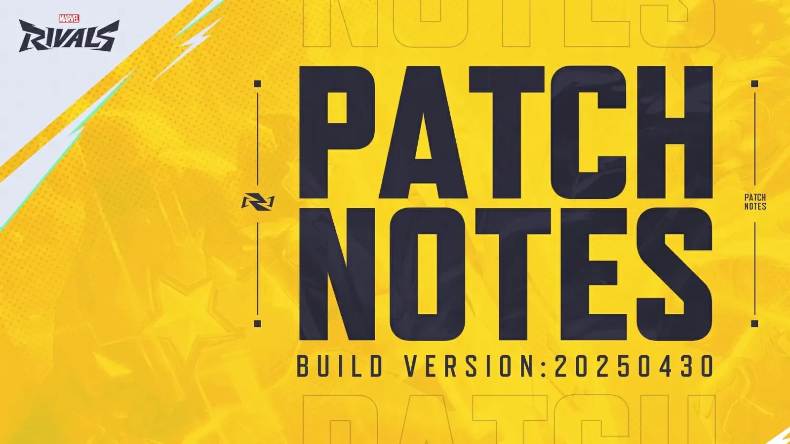 Marvel Rivals Version 20250430 Patch Notes