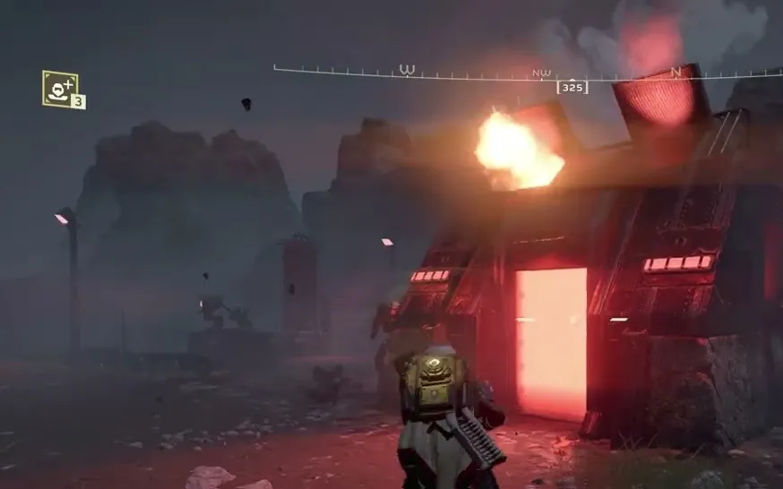 Helldivers 2 Destroying Fabricators with grenades