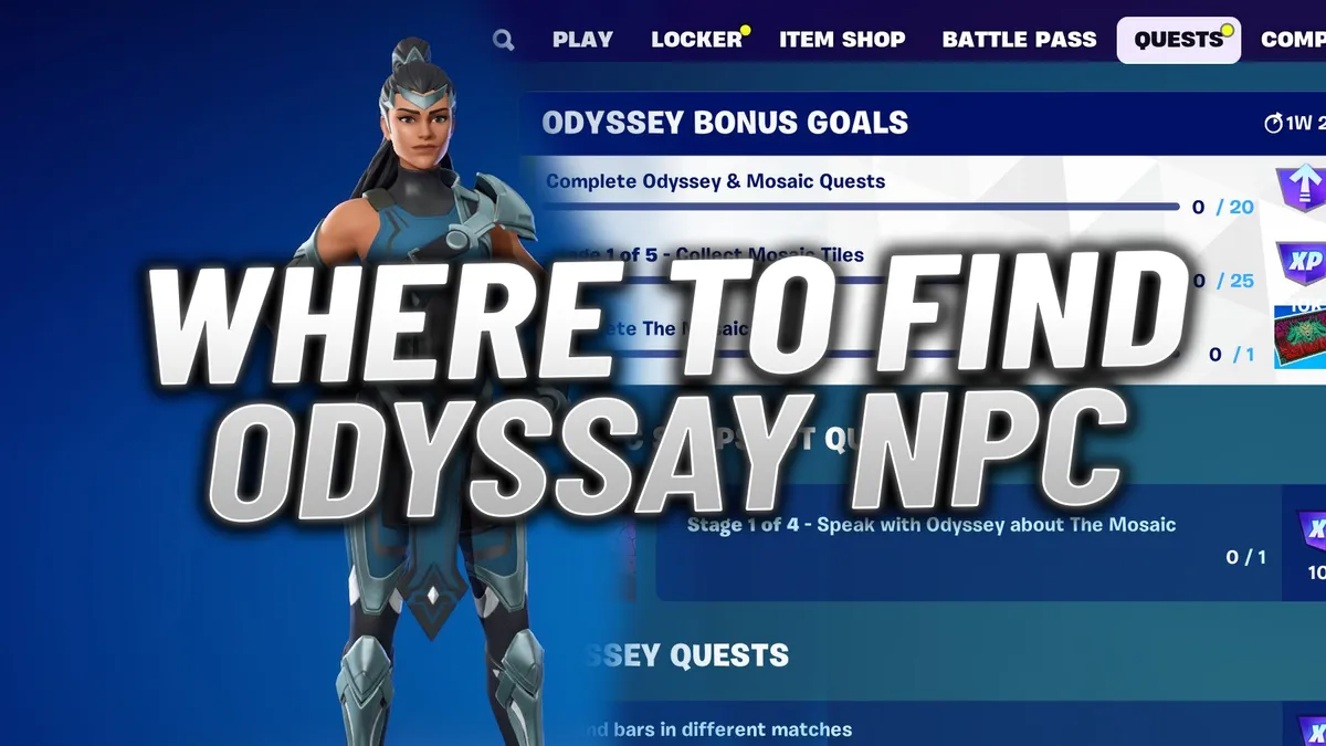 Fortnite: Where to find Odyssey NPC?