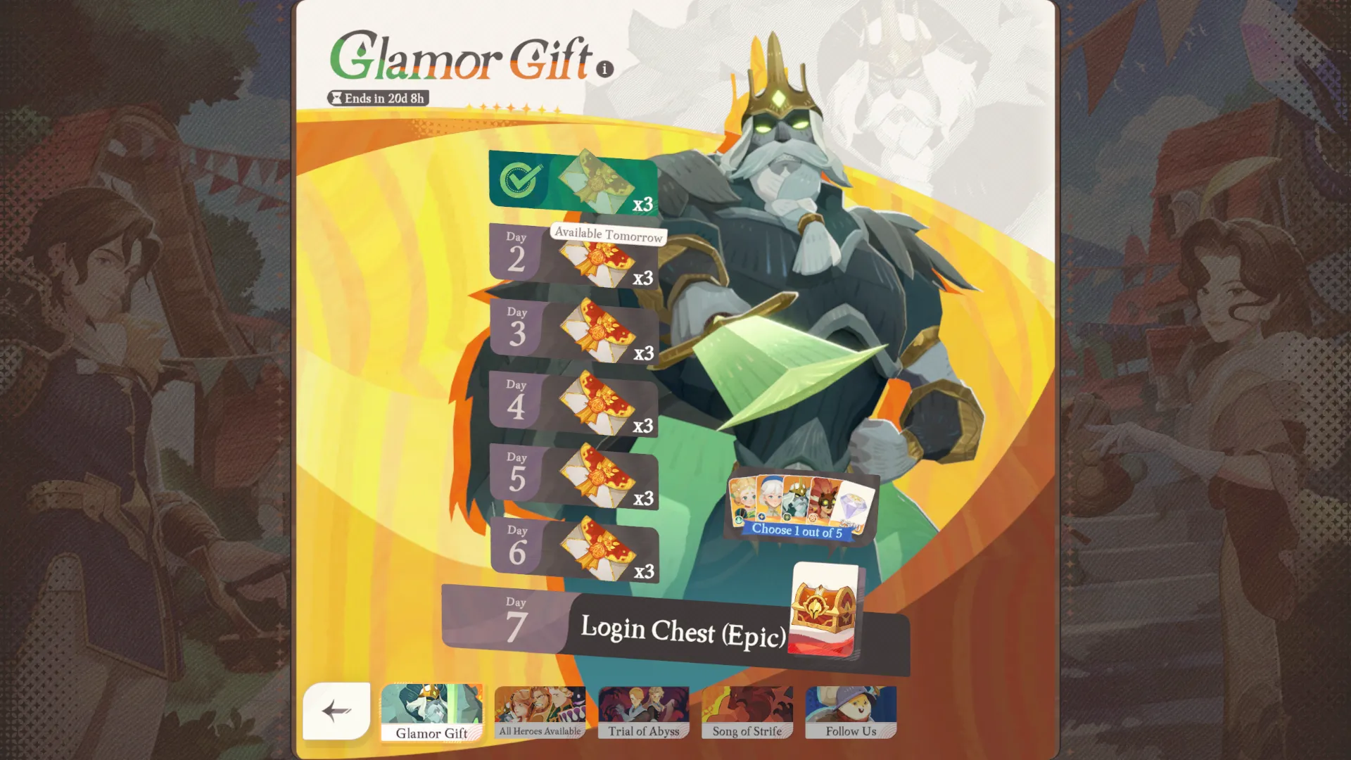 AFK Journey: Glamor Gift Login Event – All Rewards and How to Get