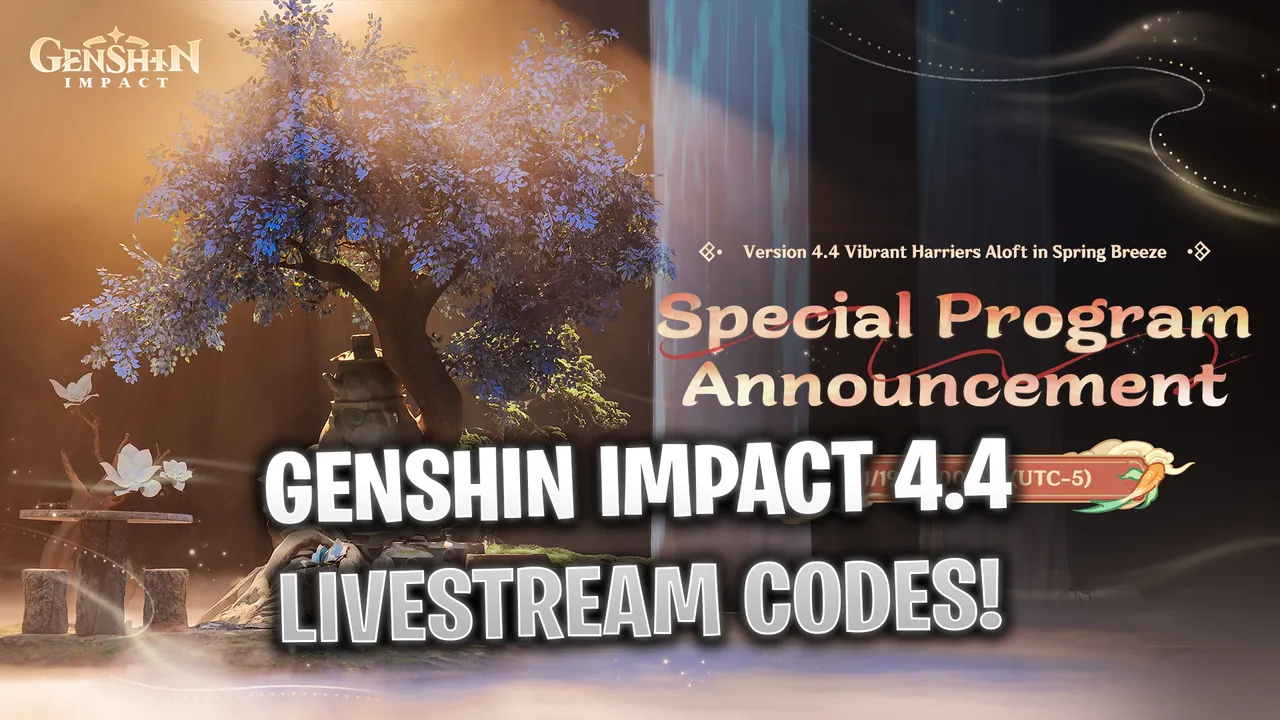 Genshin Impact 4.4 Livestream Codes: How to Redeem