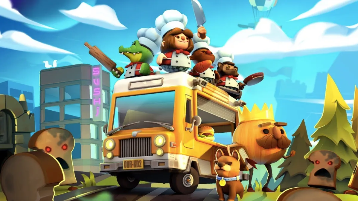 Overcooked Level 1-3 2 Player Co-op 3 Stars 