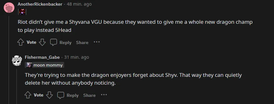 Smolder Shyvana Comment